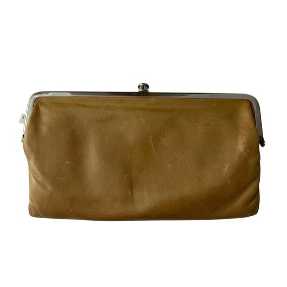Hobo Lauren  Leather Double Frame Clutch Wallet - Picture 1 of 8